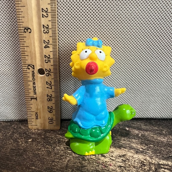Vtg. 1990 Maggie Simpson 3" Pencil Topper Burger King Toy - Picture 1 of 3